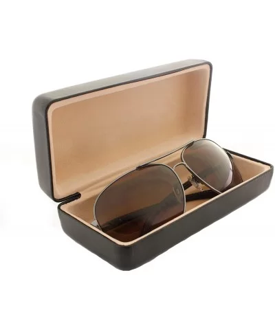 Aviator Polarized Bifocal Sunglasses Sun Readers Bi Focal Reading Glasses - Gunmetal Brown - C8182Z8ECKD $60.56 Round