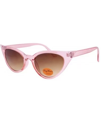 PEGGY Fifties Cat Eye Sunglasses - Crystal Pink - CS19039DDWT $22.44 Cat Eye
