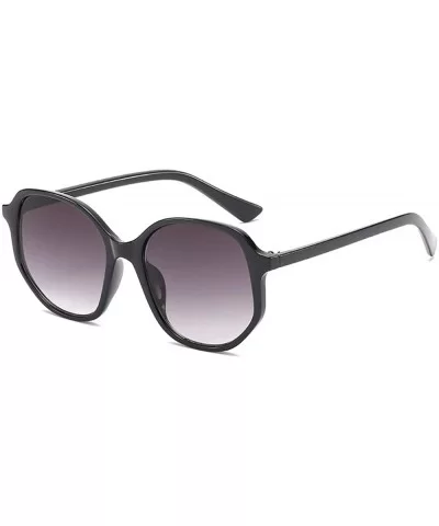 Vintage Sunglasses With Square - Irregular Frames And Matching Sunglasses - Wine Red Frame Tea Slice - C418TMOKCEN $12.58 Square