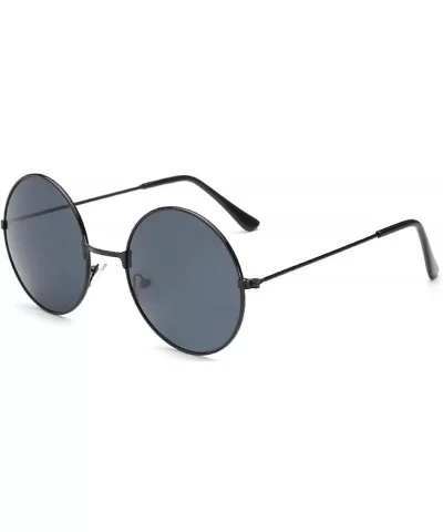 2019 Round Sunrods Occulos Of Male Soil Fashion Colorful Design Sun Glasses - Black - CZ18W0MWDAG $31.72 Oversized