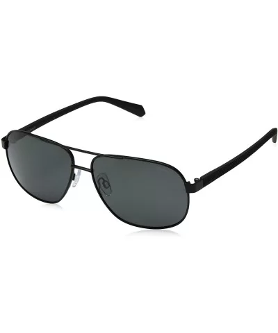 Men's Pld2059/S Square Sunglasses - Mtt Black - CT1870LDRDC $86.57 Square