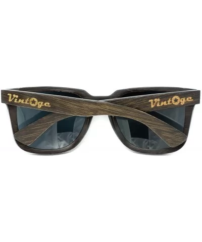 Bamboo Wood Sunglasses Polarized Lenses Handmade Wooden Wayfarer Style Shades That Float! - CC12LJP43E5 $51.77 Rectangular