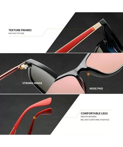 Polarized Sports Sunglasses TR90 Frame UV Protection for Men and Women Cycling Baseball Running Golf 2678 - Red - CT18UL34K3Q...