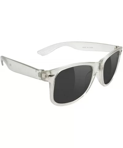 Classic wayfarer sunglasses 100% UV protected - White - C817AZ4AICO $12.02 Wayfarer