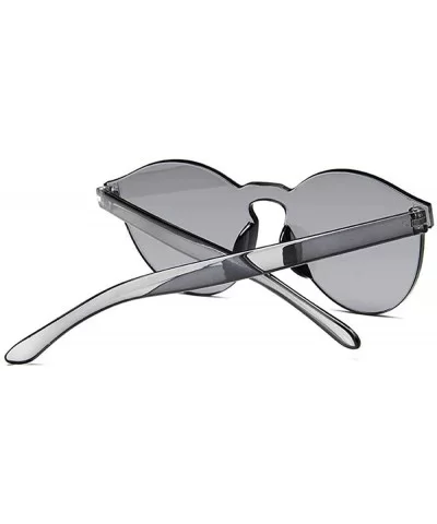 2019 New Summer Women Rimless Sunglasses Transparent Shades Sun Glasses C7 - C8 - CN18YKU56U4 $10.61 Rimless