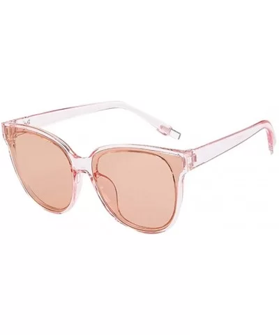 Women Designer Oversized Flat Top Cat Eye Mirrored Sunglasses - G - CF18H8CU88K $12.20 Cat Eye