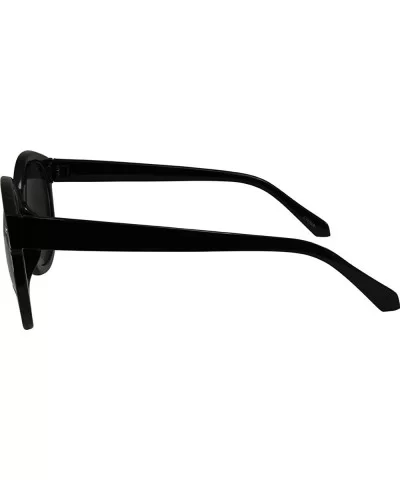 Nite Owl Sunglasses Classic Black Frames Smoke Round Lens! - CF1832UKK8O $20.73 Round