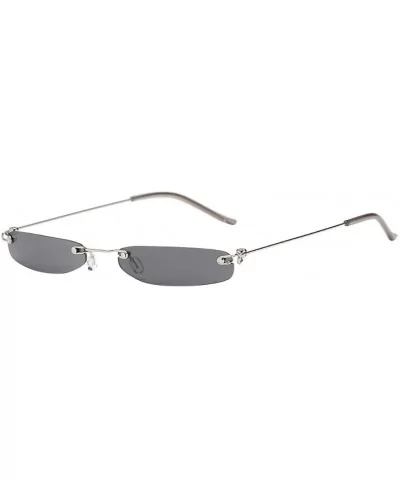 Women Men Vintage Transparent Small Frame Sunglasses Retro Eyewear Fashion Luxury Accessory (Multicolor) - CK195N2I979 $10.64...