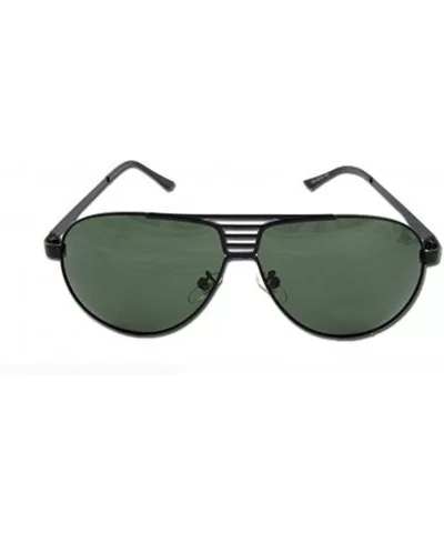 Polarized Men's Sunglasses Alloy Frame X-MEN Coool Sunglasses Lens 60mm - Black/Green - CI12E0NTPW3 $24.34 Oversized