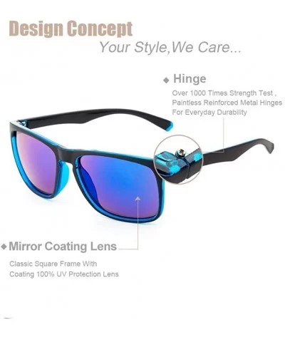 Sunglasses Men Fashion Vintage Modis Colorful Sun Glasses Square Eyewear 03 - 1 - CA18YQO872K $20.04 Square