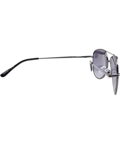 Spring Hinges Polycarbonate Lens Pilot BiFocal Sunglasses Reading Glasses +1.0 - 1502 Grey Lens - C71212IKMC1 $15.88 Aviator