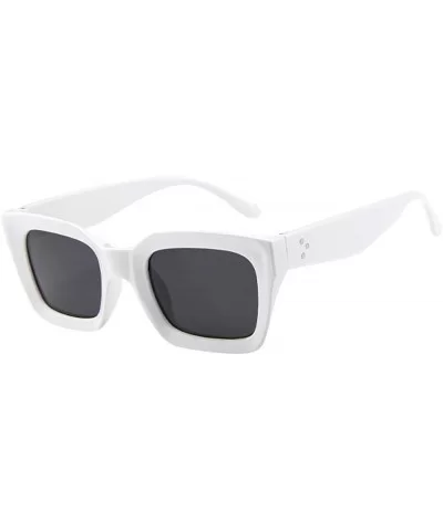 Glasses- Fashion Women Man Sunglasses Vintage Retro Sun - 9591a - CT18RS4N38N $12.44 Round