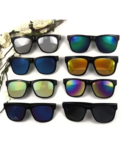 Wholesale Mirrored Reflective Sunglasses Polarized - CH18W3SG4H9 $26.39 Oversized