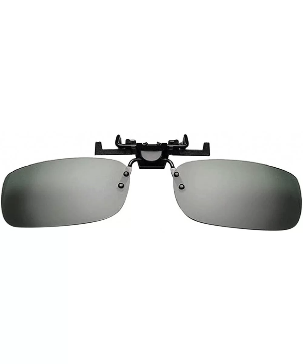 Resistance Polarized Sunglasses Prescription Glasses - Gray - CY196ECXL7U $10.89 Rimless