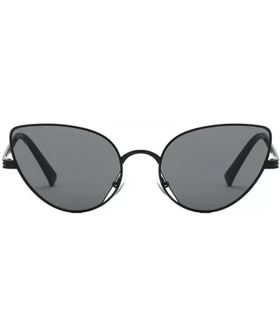 Women Fashion Unisex Oval Shades Sunglasses Integrated UV Shade Glasses - Black - CH18TKUOUMZ $11.37 Goggle