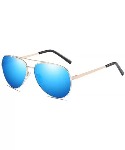 Men's Polarized Sunglasses Classic Brilliant Toad Lens Polarized Driving Sunglasses - D - C318QQ295Y9 $54.92 Aviator