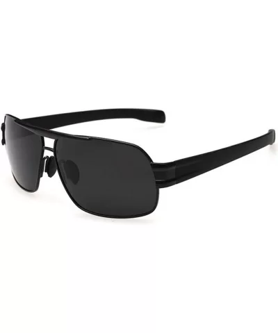 Polarized Sunglasses Men Sun Glasses for Male Classic Driving Sunglasses - RS0125 C3 - CP194OHL2YX $40.77 Semi-rimless