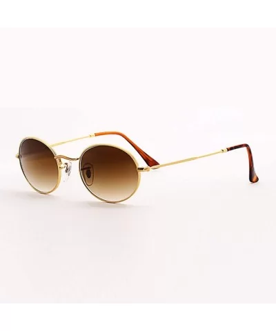 2019 Small Frame Sunglasses Women Retro Oval Mirror Metal Sun Glasses Vintage Er Lunette De Soleil Femme - C7199CNEWEU $26.24...