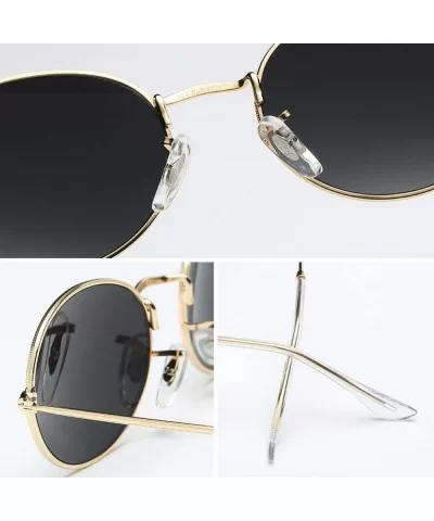 2019 Small Frame Sunglasses Women Retro Oval Mirror Metal Sun Glasses Vintage Er Lunette De Soleil Femme - C7199CNEWEU $26.24...